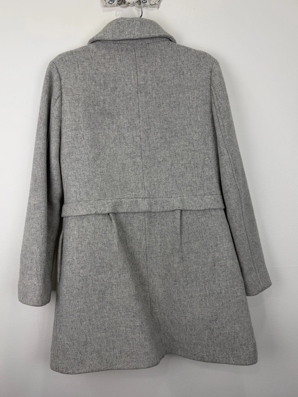 Crewcuts by J.Crew Girls Wool Blend Dress Coat Gray Size 12